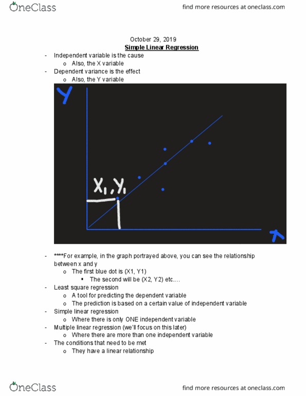 STAT 217 Lecture Notes - Lecture 17: Simple Linear Regression, Dependent And Independent Variables, Linear Regression cover image