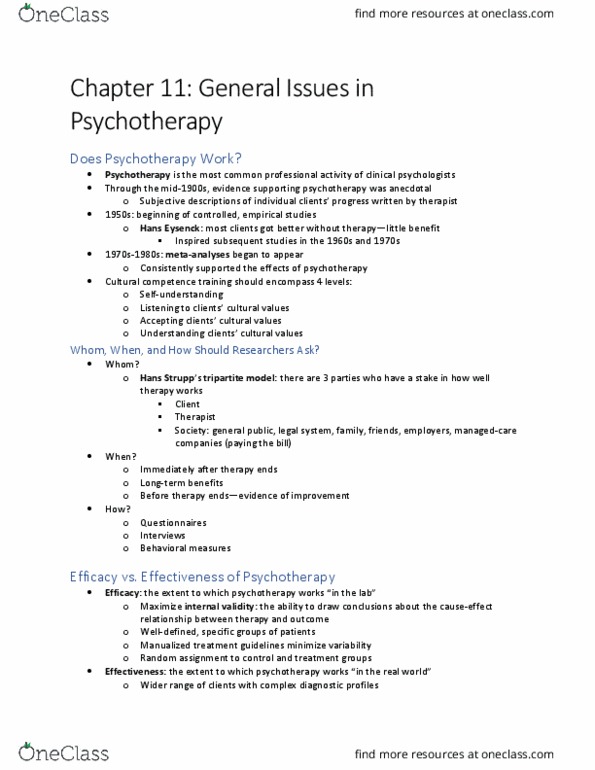 PSYC 3339 Chapter Notes - Chapter 11: Hans Eysenck, Family Therapy, Intercultural Competence thumbnail