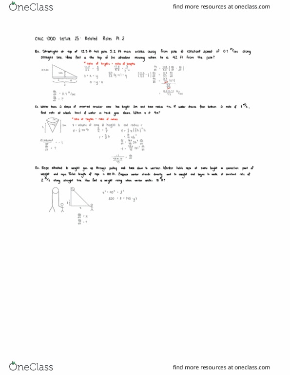 Calculus 1000A/B Lecture 25: Related Rates Pt.2 thumbnail