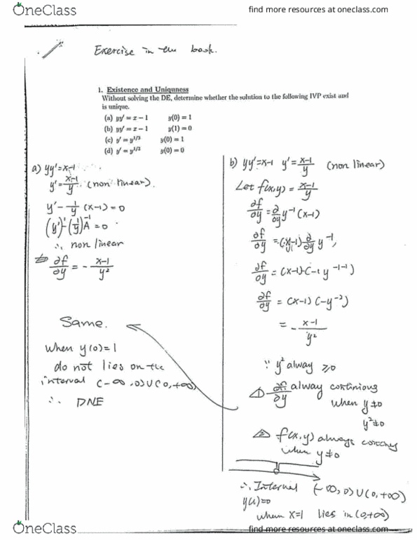 MATH 4B Lecture Notes - Lecture 17: Integral Curve, American Institute Of Electrical Engineers, Slope Field cover image