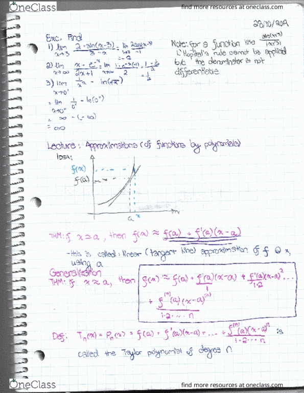 MAT 1330 Lecture Notes - Lecture 16: Asteroid Family, Axa cover image