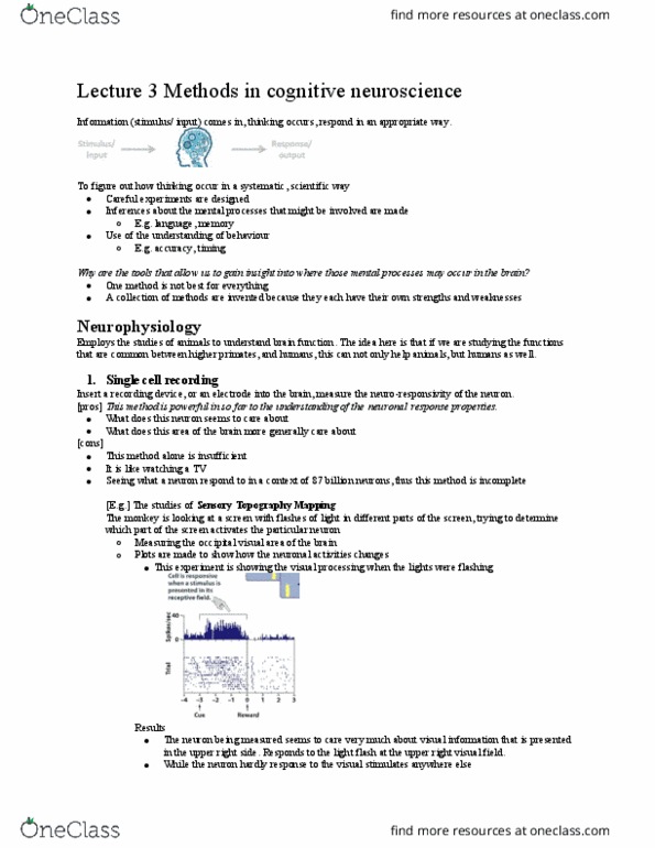 PSYB55H3 Lecture Notes - Lecture 3: The Scientists, Motor System, Electrocorticography thumbnail
