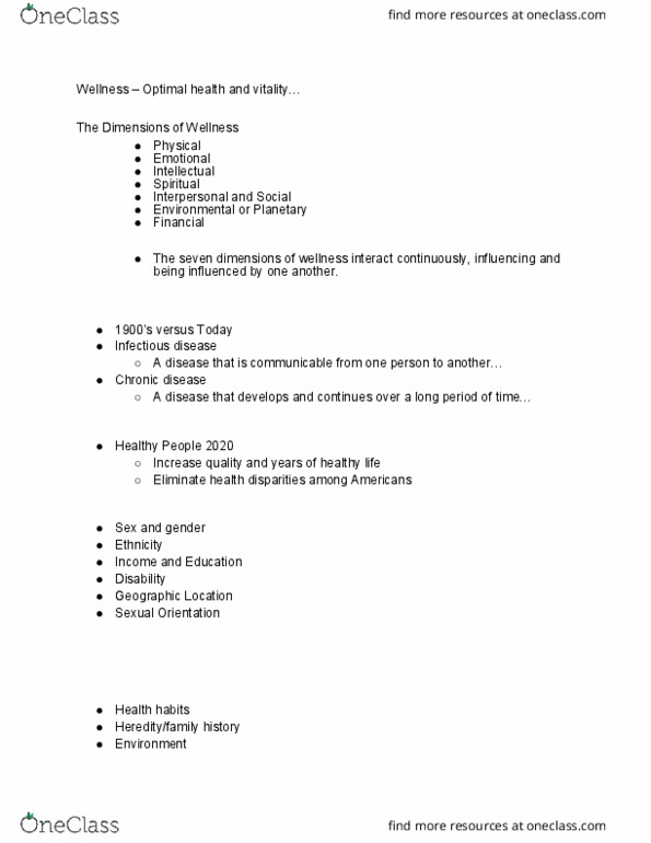 HLTH 101 Lecture Notes - Lecture 1: Internal Control, Stress Management thumbnail