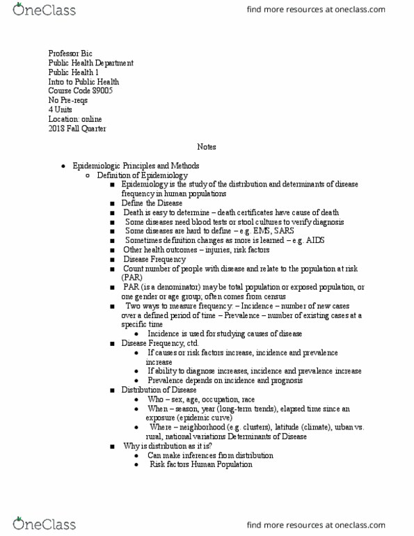 PUBHLTH 1 Lecture Notes - Lecture 41: Beta-Carotene, Aspirin, Field Trial thumbnail