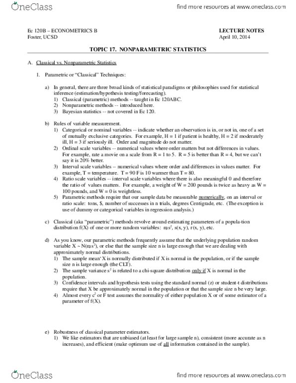 ECON 120B Lecture Notes - 2Gn, Nsb Di 2, Skewness thumbnail