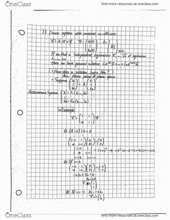 MATH 4B Lecture 21: Linear System With Constant Coefficient cover image