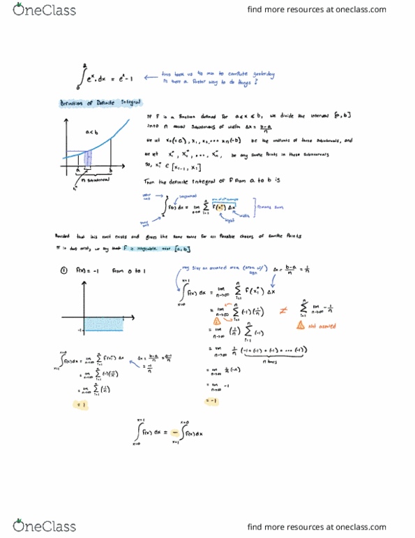 Calculus 1000A/B Lecture 37: Definite Integrals and properties of Definite Integrals cover image