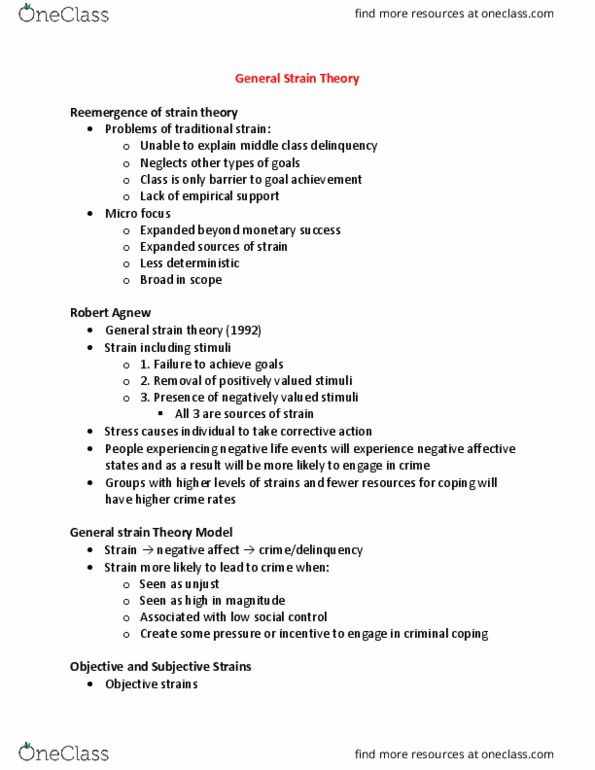 CRMJ 353 Lecture Notes - Lecture 18: Micro Focus International, Parent Management Training thumbnail