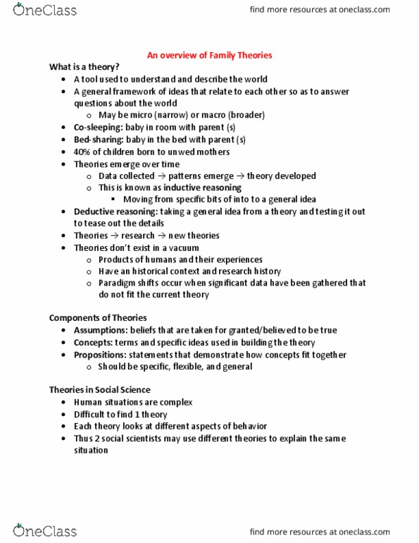 FMST 302 Lecture Notes - Lecture 1: General Idea, Inductive Reasoning, Deductive Reasoning thumbnail