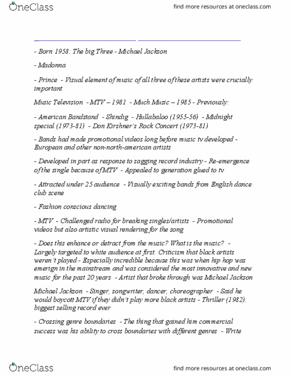 MUSIC 2II3 Lecture Notes - Lecture 35: American Bandstand, 2000S In Fashion, Androgyny thumbnail