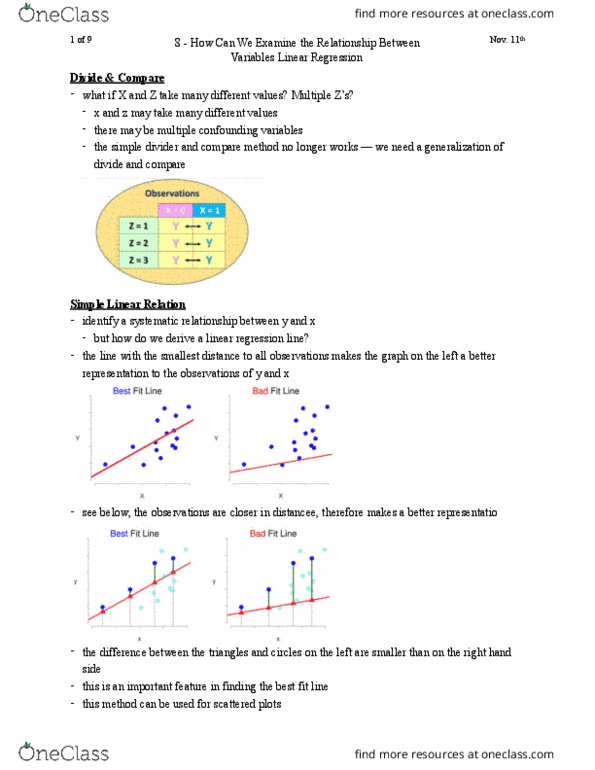 POL222H1 Lecture Notes - Lecture 8: Scatter Plot, Confounding thumbnail
