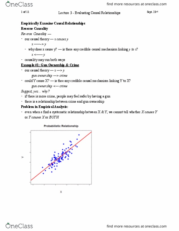 POL222H1 Lecture Notes - Lecture 3: Theory X And Theory Y, False Positives And False Negatives, Confounding thumbnail