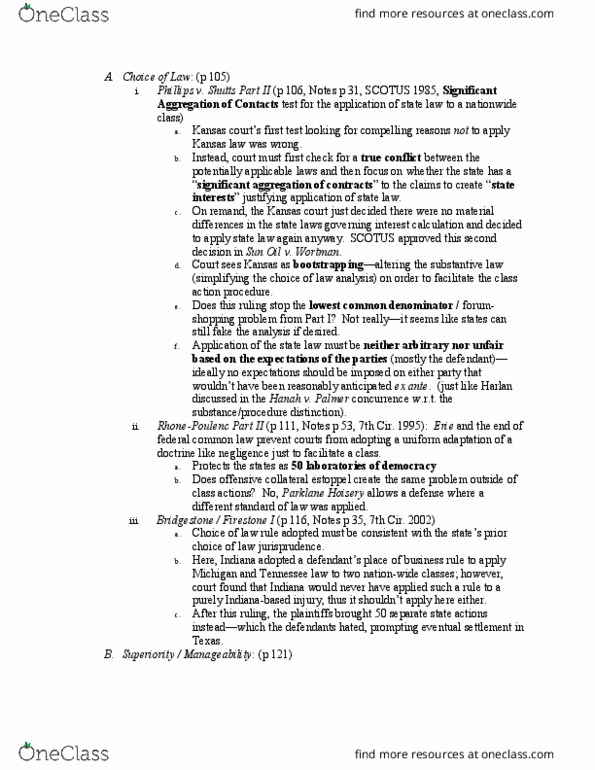 LAW 683 Lecture Notes - Lecture 3: United States Court Of Appeals For The Seventh Circuit, Federal Common Law, Collateral Estoppel thumbnail