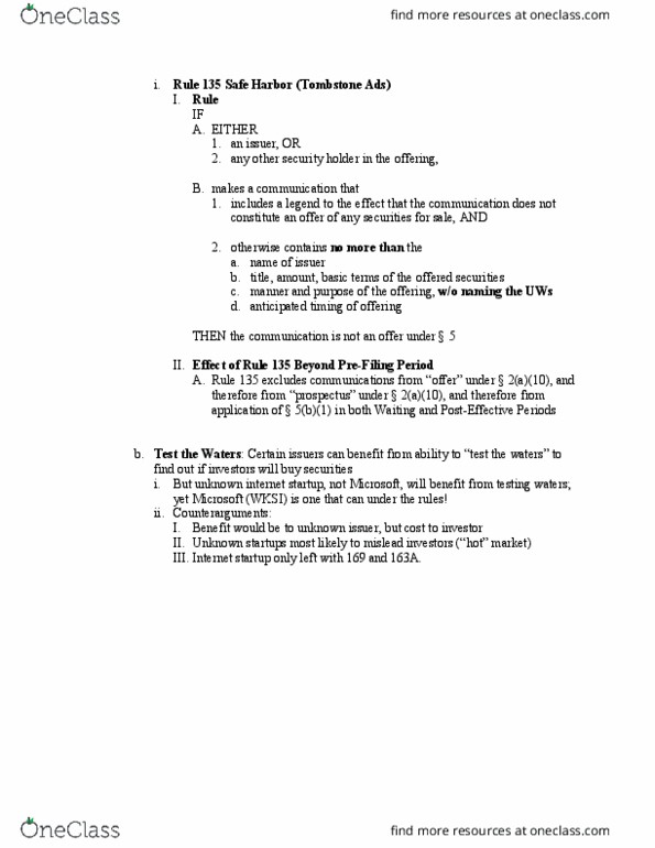 LAW 634 Lecture Notes - Lecture 21: Regulation Fair Disclosure, Cash Flow, Financial Statement thumbnail