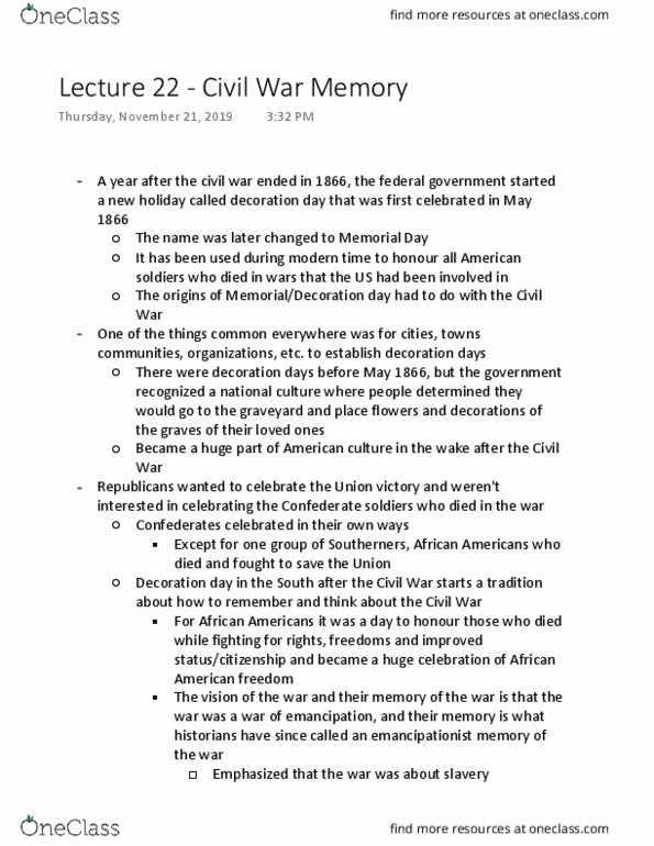 HIST 393 Lecture Notes - Lecture 22: Knitting, Fifteenth Amendment To The United States Constitution thumbnail