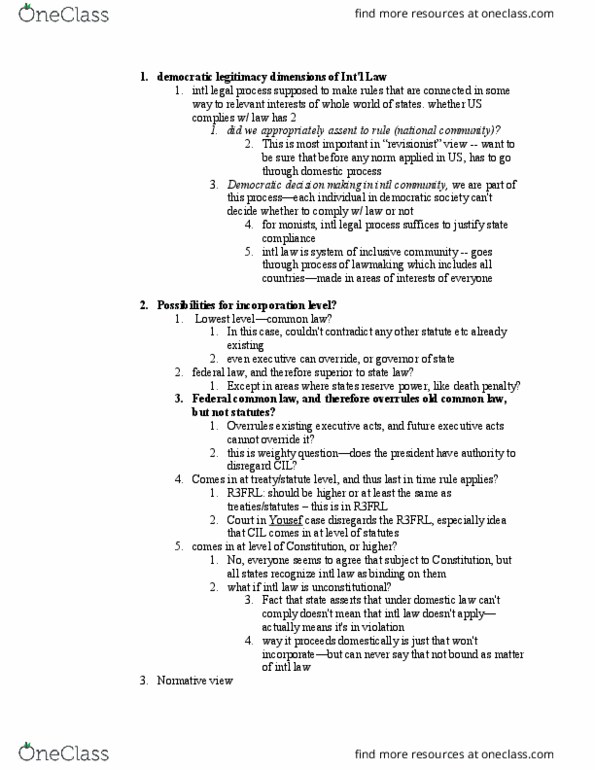 LAW 656 Lecture Notes - Lecture 13: Federal Common Law, Reserve Power, National Foreign Trade Council thumbnail