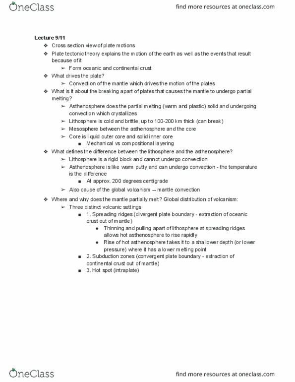 EARTH 120 Lecture Notes - Lecture 3: Convergent Boundary, Divergent Boundary, Continental Crust thumbnail