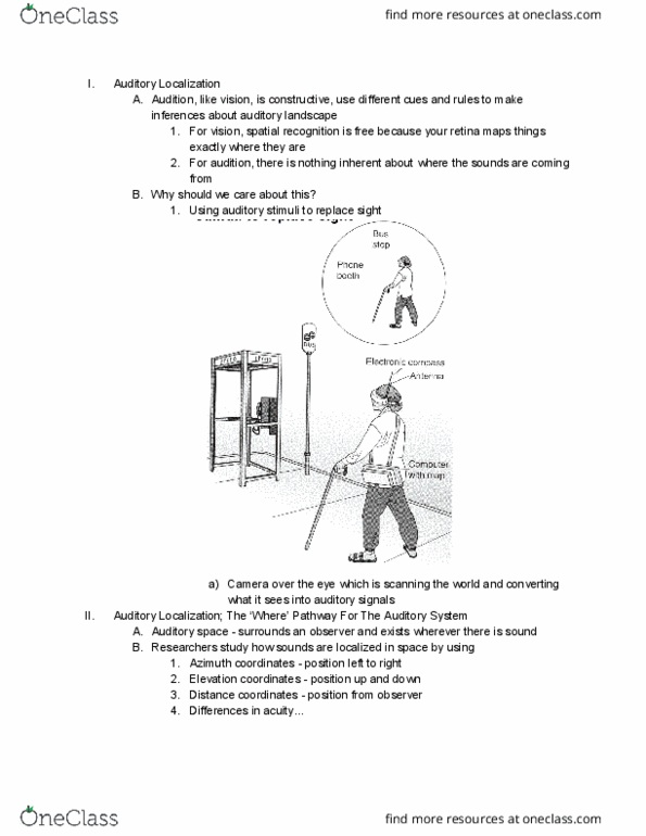 PSYC 102 Lecture Notes - Lecture 13: Speech Perception, Retina, Signal 2 thumbnail