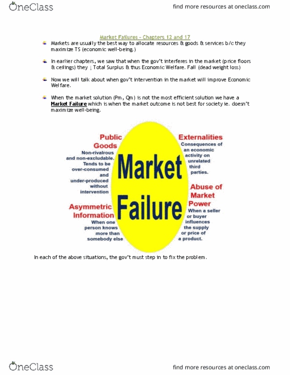 ECO 182 Lecture Notes - Lecture 12: Deadweight Loss, Market Failure, Price Discrimination thumbnail
