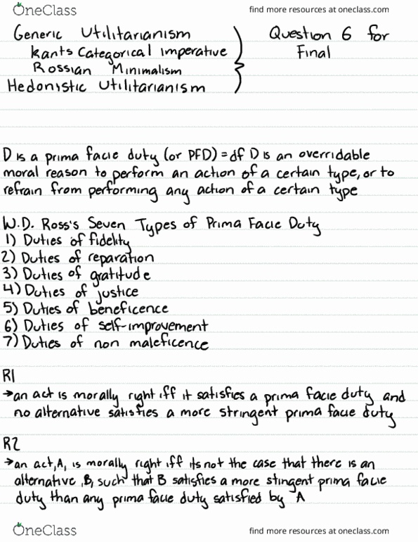 PHIL 100 Lecture Notes - Lecture 25: If And Only If, Procrastination thumbnail