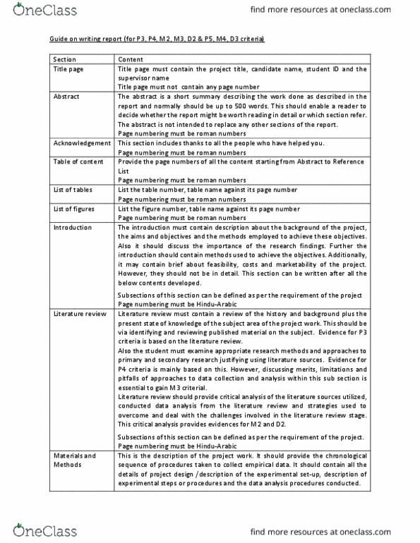 FND-112 Lecture Notes - Lecture 7: Literature Review, Page Layout, Parenthetical Referencing thumbnail