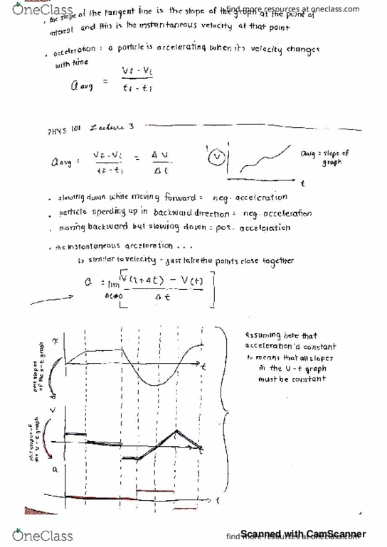 PHYS 101 Lecture 3: Kinematics thumbnail