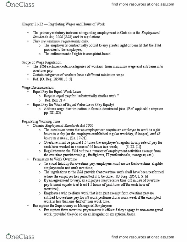 LAW 529 Lecture Notes - Lecture 4: The Employer, Forego thumbnail