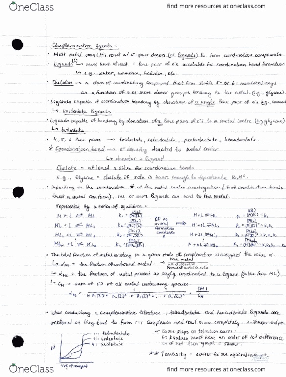 CHM211H5 Lecture 14: Acid-Base Equilibria + Complexometric Titrations - Complexometric Agents & EDTA [(pt.2) Nov 7, 2019] thumbnail