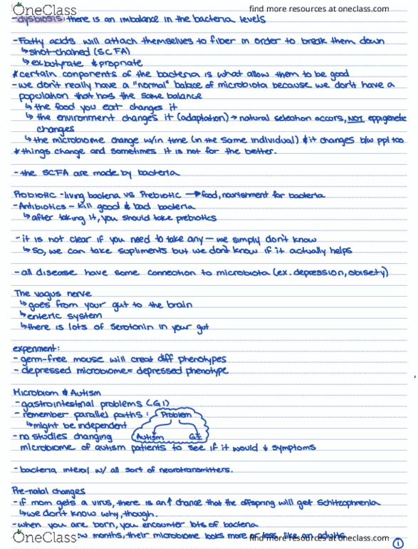 NEUR 3403 Lecture Notes - Lecture 15: Vagus Nerve, Dysbiosis, Probiotic thumbnail