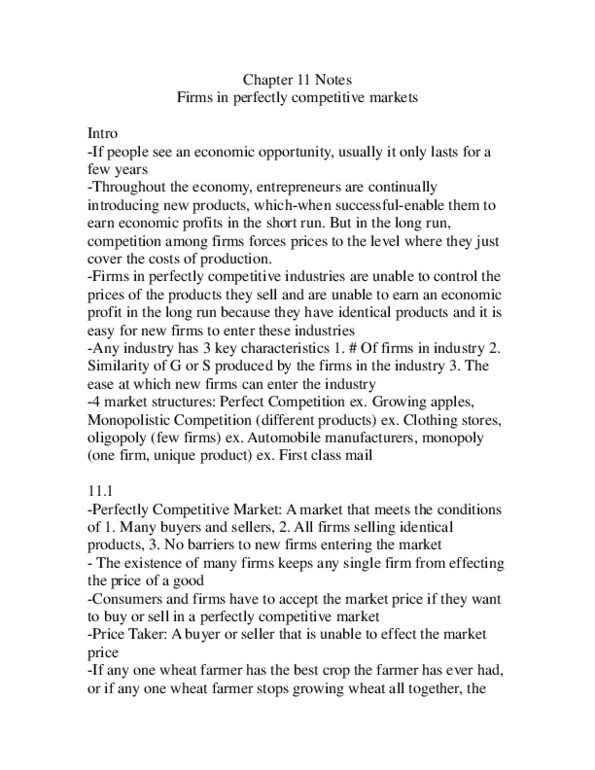 ECON 2001.01 Lecture Notes - Oligopoly thumbnail