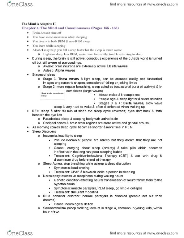 PSY100H1 Chapter Notes -Slow-Wave Sleep, Sleep Deprivation, Sleep Spindle thumbnail