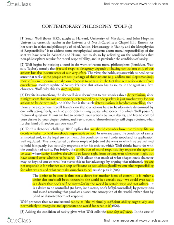 PHL100Y1 Lecture Notes - Johns Hopkins University, Susan R. Wolf, Rhetorical Question thumbnail