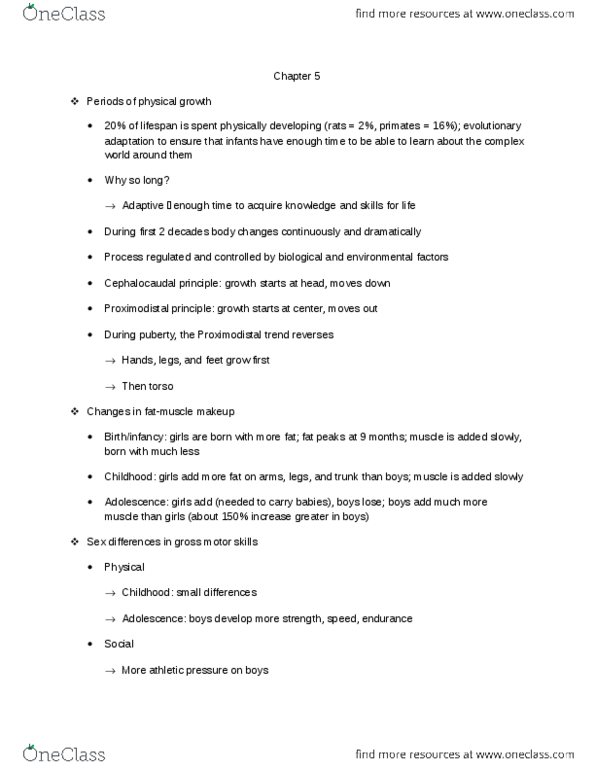 DEP-3103 Chapter Notes -Cerebral Cortex, Neuroplasticity, Synaptic Pruning thumbnail