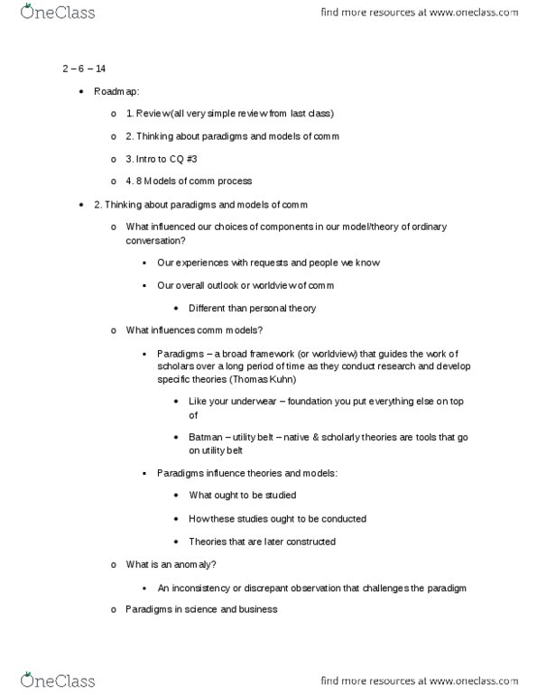 04:189:101 Lecture Notes - Lecture 4: Thomas Kuhn, Health Care Reform, Radiative Transfer Equation And Diffusion Theory For Photon Transport In Biological Tissue thumbnail