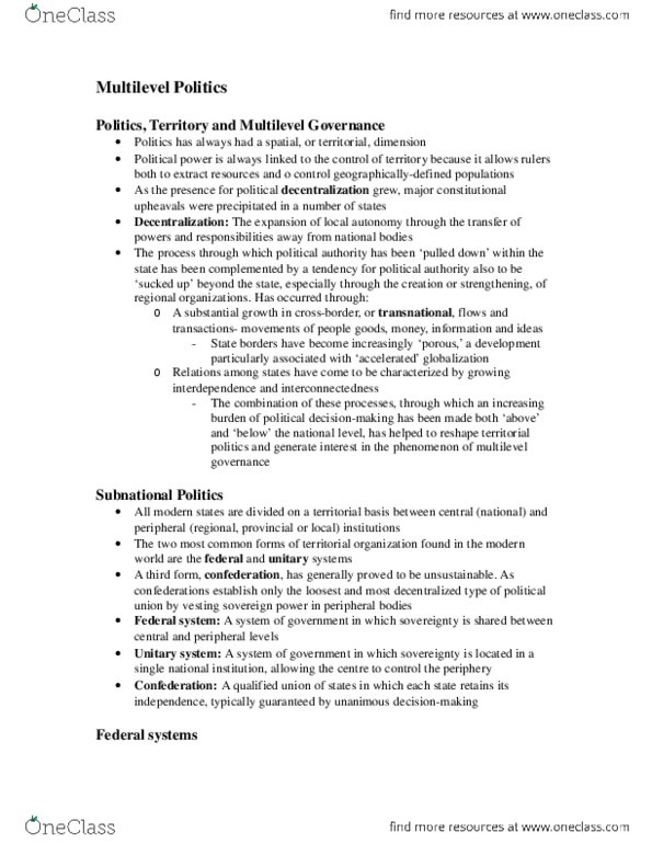 Political Science 1020E Chapter 17: Poli Sci- Heywood, Chapter 17.docx thumbnail
