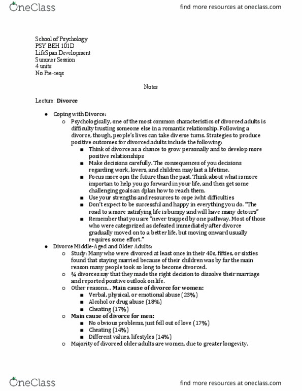 EURO ST 10 Lecture Notes - Psy, Shared Decision-Making In Medicine, Stepfamily thumbnail