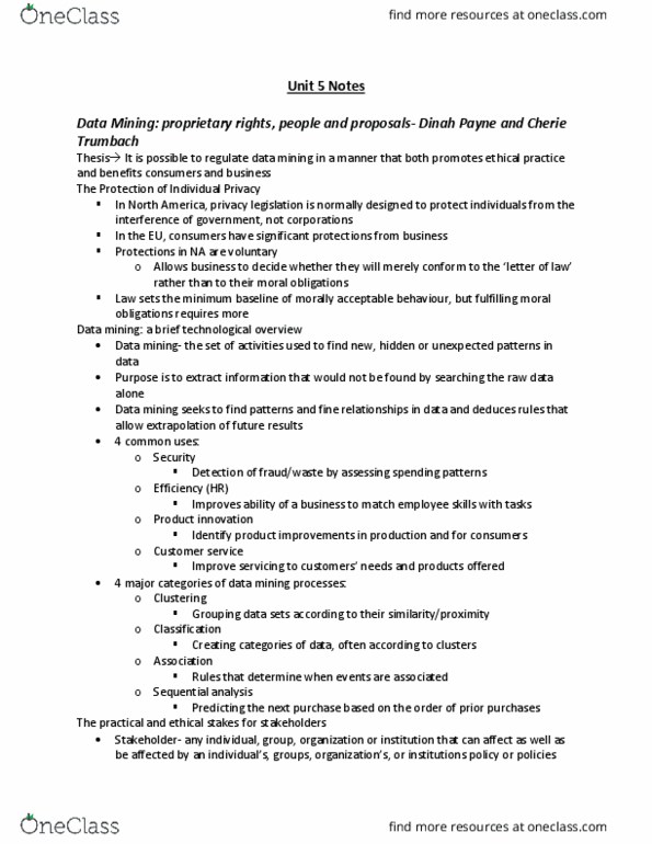 Philosophy 2078F/G Lecture Notes - Lecture 10: Data Mining, Sequential Analysis, Western Philosophy thumbnail