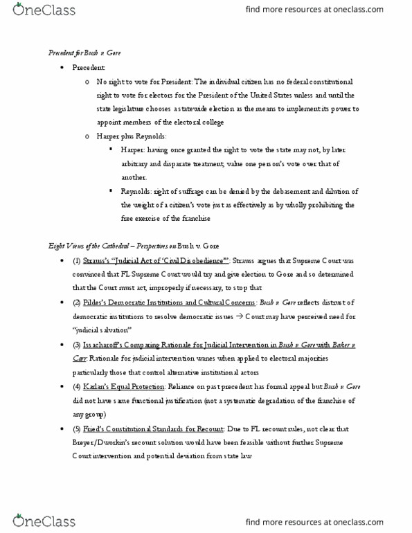 LAW 792 Lecture Notes - Lecture 28: Eight Views, Federal Intervention, Determinative thumbnail