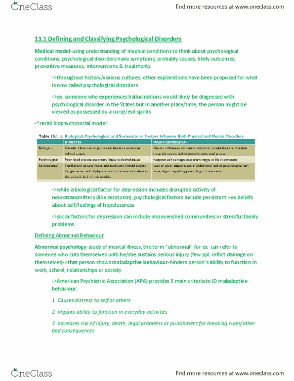 PSYA02H3 Chapter Notes -Posttraumatic Stress Disorder, Antisocial Personality Disorder, Generalized Anxiety Disorder thumbnail