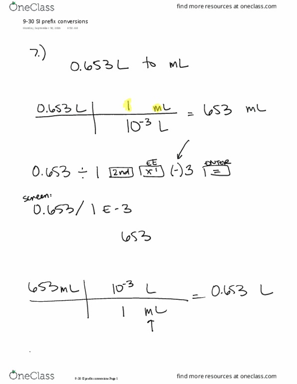 CHEM 111 Lecture Notes - Lecture 4: Metric Prefix thumbnail