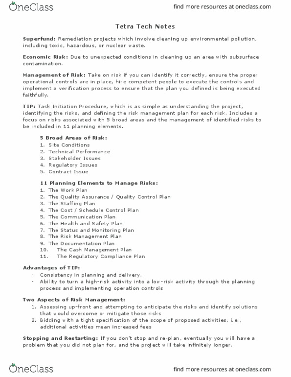 AFM479 Lecture Notes - Lecture 2: Tetra Tech, Debt Management Plan thumbnail