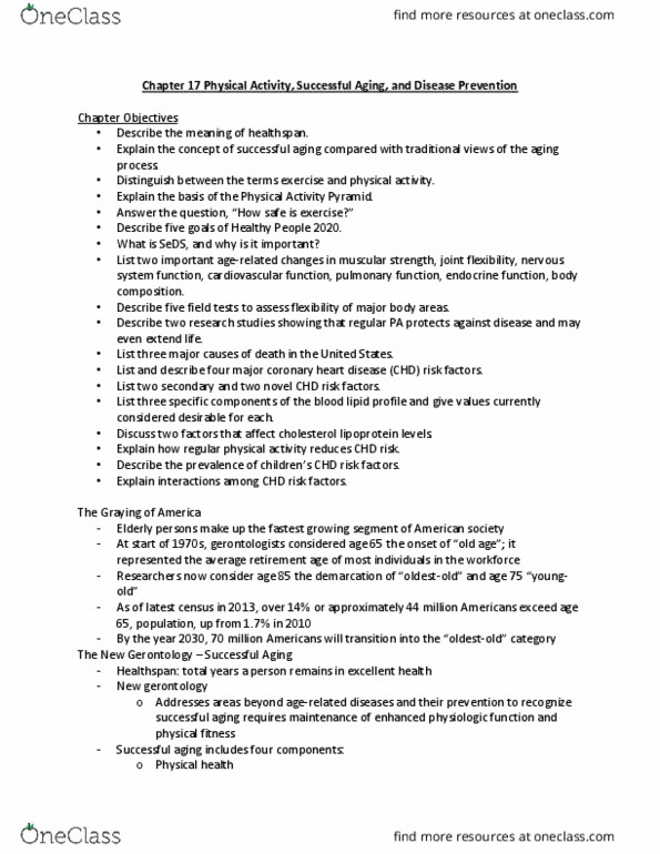 PHED-3126EL Lecture Notes - Lecture 17: Coronary Artery Disease, Cardiovascular Disease, Lipoprotein thumbnail