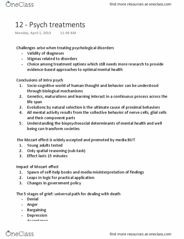 PSYCH 1XX3 Lecture Notes - Lecture 12: Neuroglia, Collective Behavior, Biopsychosocial Model thumbnail