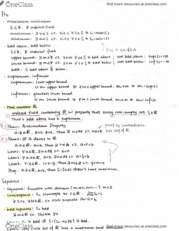 All Educational Materials for MATH 117 at University of California