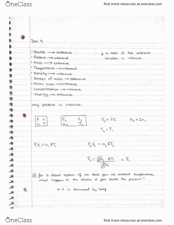 CHEM 123 Lecture Notes - Lecture 2: Cross-Linked Polyethylene, Ideal Gas, Rtq cover image