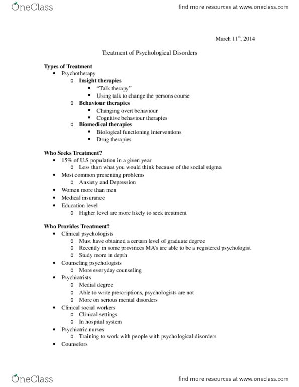 PSYC 1002 Chapter Notes -Antidepressant, Alcoholism, Fluoxetine thumbnail