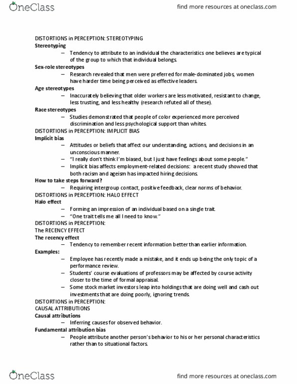 BMRT 11009 Lecture Notes - Lecture 38: Attribution Bias, Ageism, Stereotype thumbnail