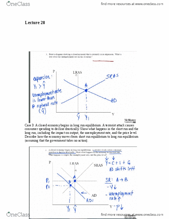 ECON 1BB3 Lecture Notes - Autarky, Aggregate Supply thumbnail