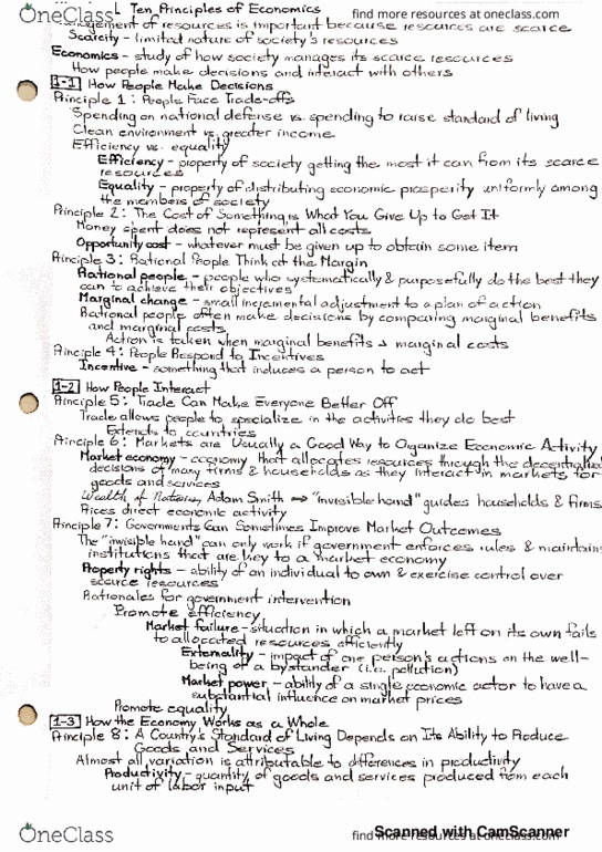 MGT 2661 Chapter 1: Ten Principles of Economics thumbnail