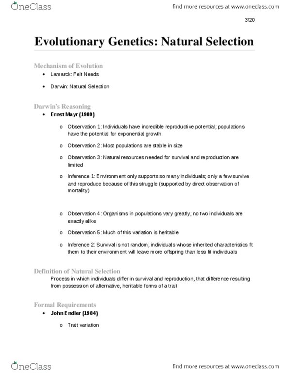 BIOSC 0160 Lecture Notes - Exponential Growth, Heritability, Industrial Revolution thumbnail